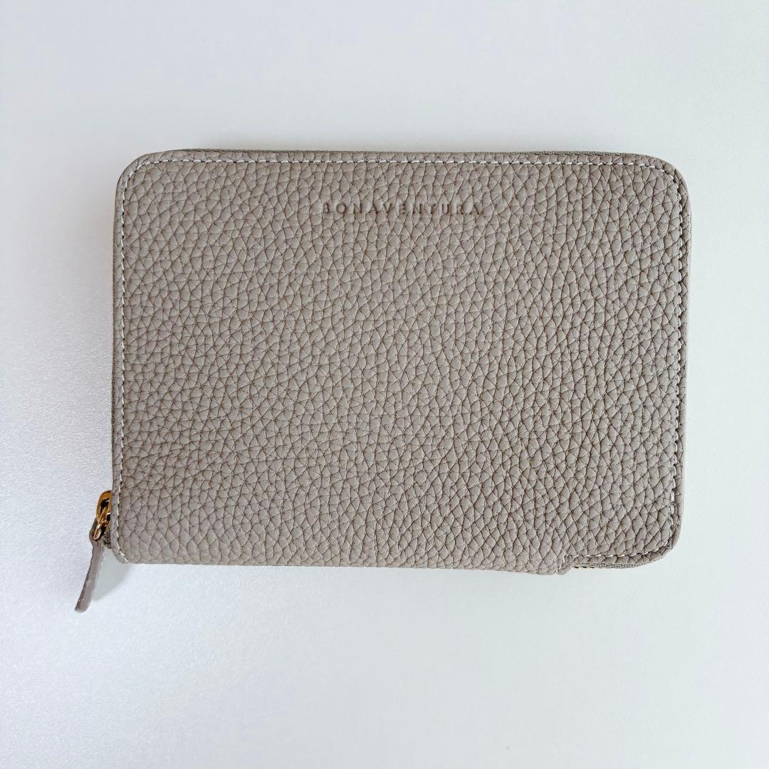 BONAVENTURA ボナベンチュラ 財布 グレージュ × ベイビーピンク