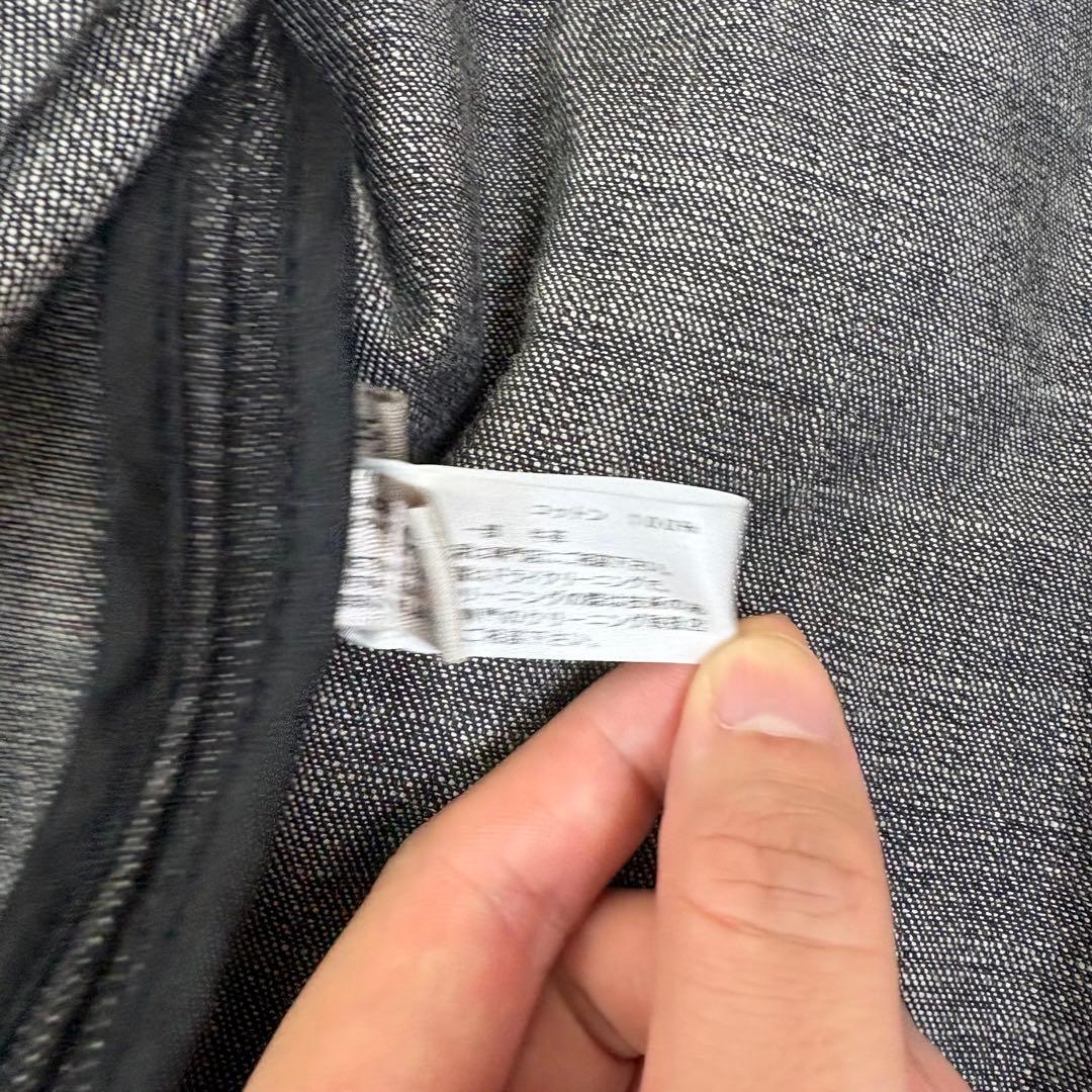 ボッテガヴェネタ クロップド デニムジャケット ブラック コットン 4way