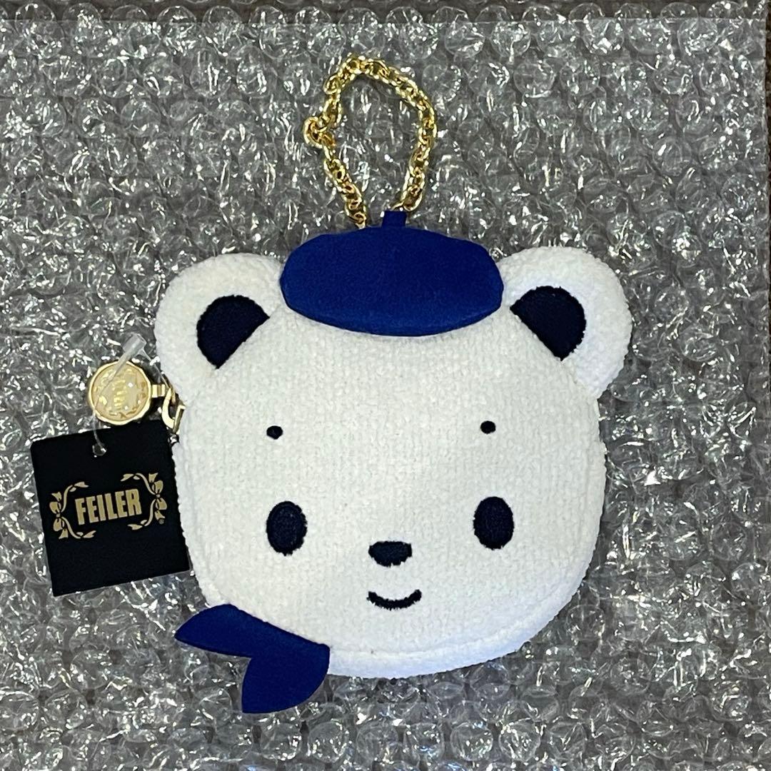 【未使用品】フェイラー×ファミリアコラボ ファミちゃんフェイスチャーム　青