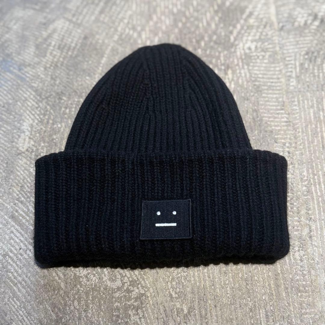 Acne Studios アクネストゥディオズ フェイスロゴ ニットビーニー