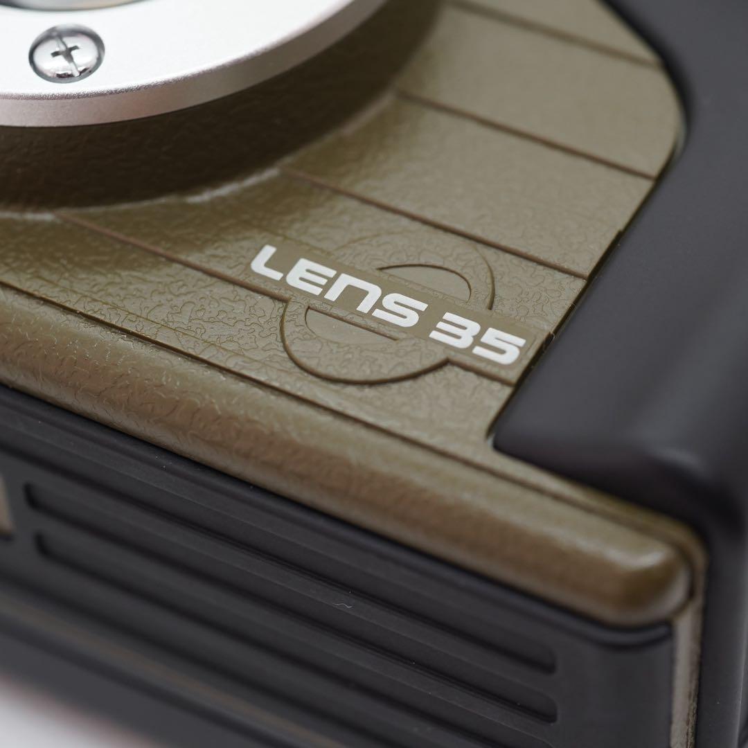 【超希少オリーブカラー】Konica 現場監督35 日付機能付　コンパクトカメラ