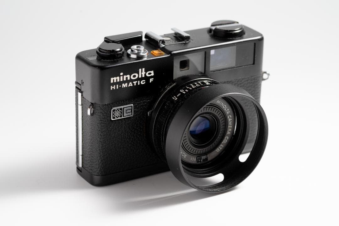 ミ*郎様 Minolta Hi-Matic F 【実写確認済み美品＋ポーチ、ジャ