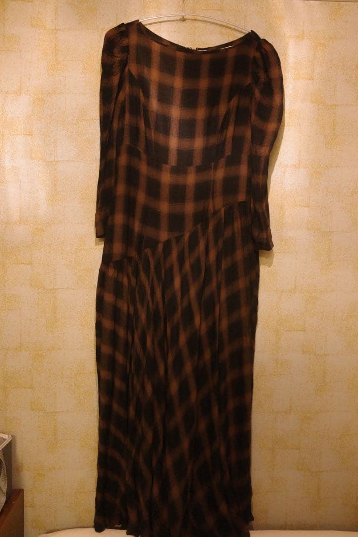 ワンピース Her lip to Roanne Over Check Dress