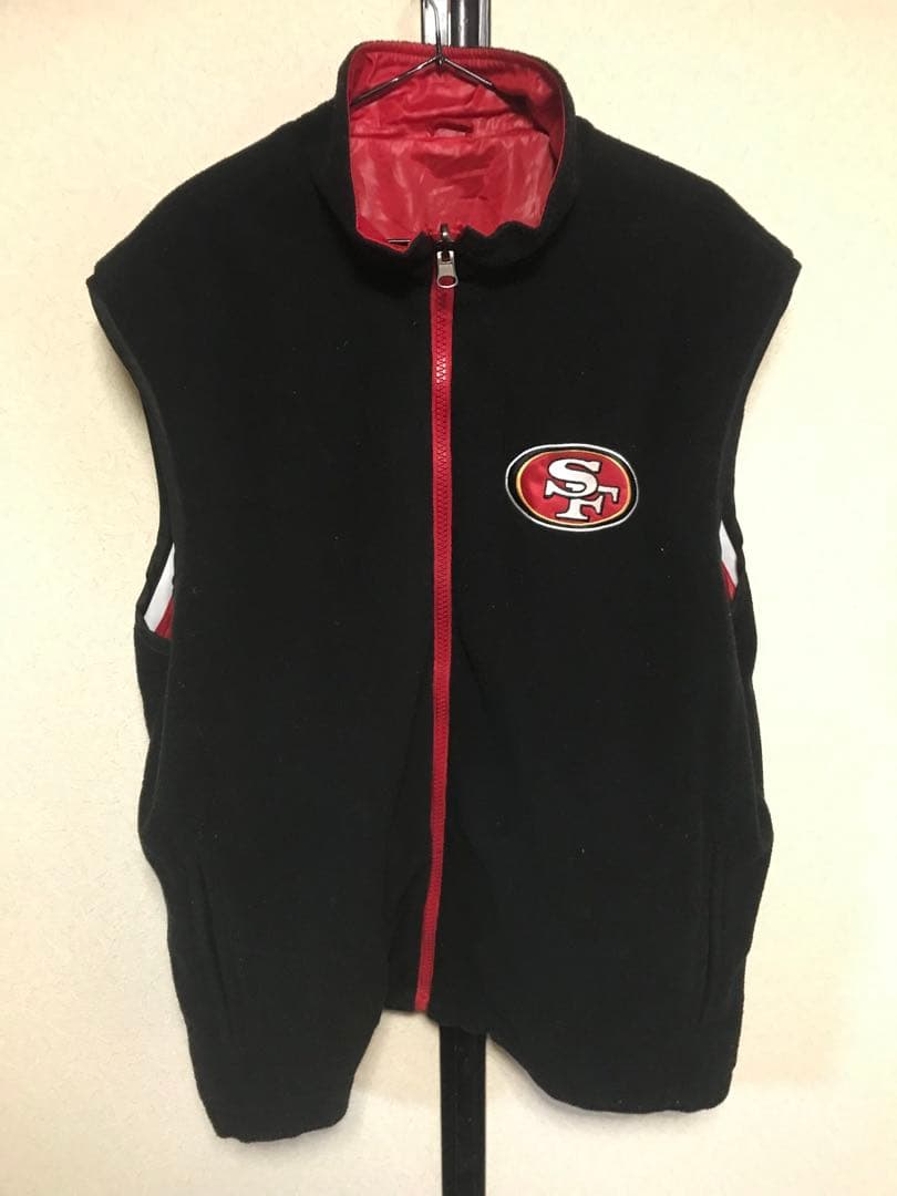 NFL サンフランシスコ49ers フード付きジャケット XL