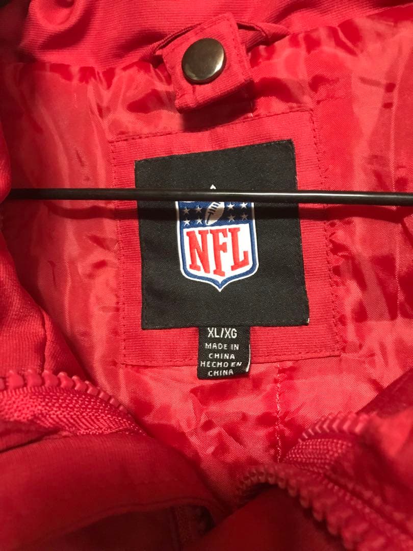 NFL サンフランシスコ49ers フード付きジャケット XL