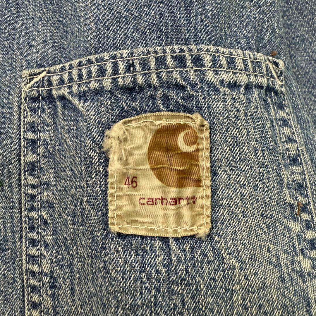 超希少60s■カーハート【L】チョアコート カバーオール デニム ヴィンテージ