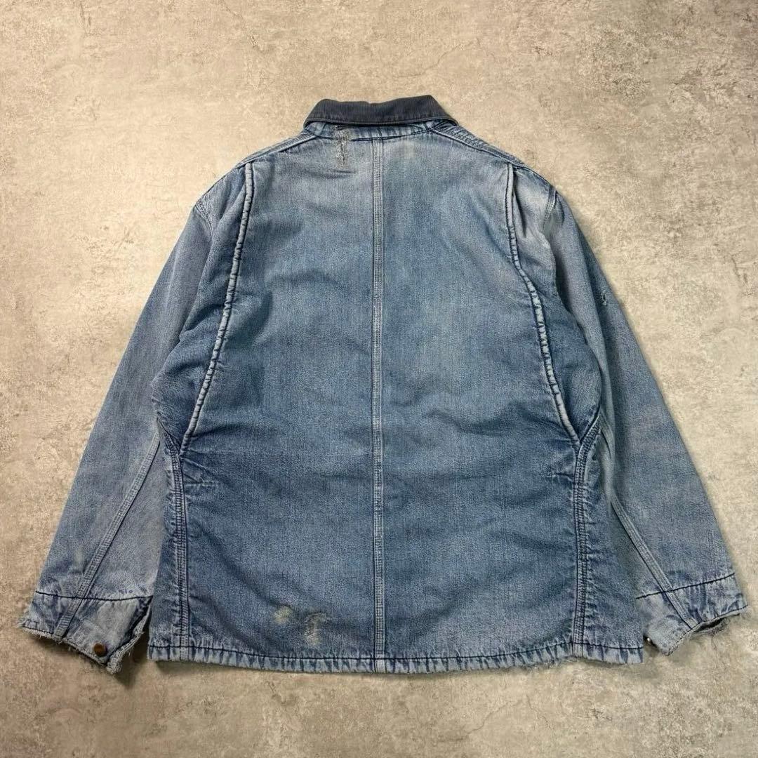 超希少60s■カーハート【L】チョアコート カバーオール デニム ヴィンテージ