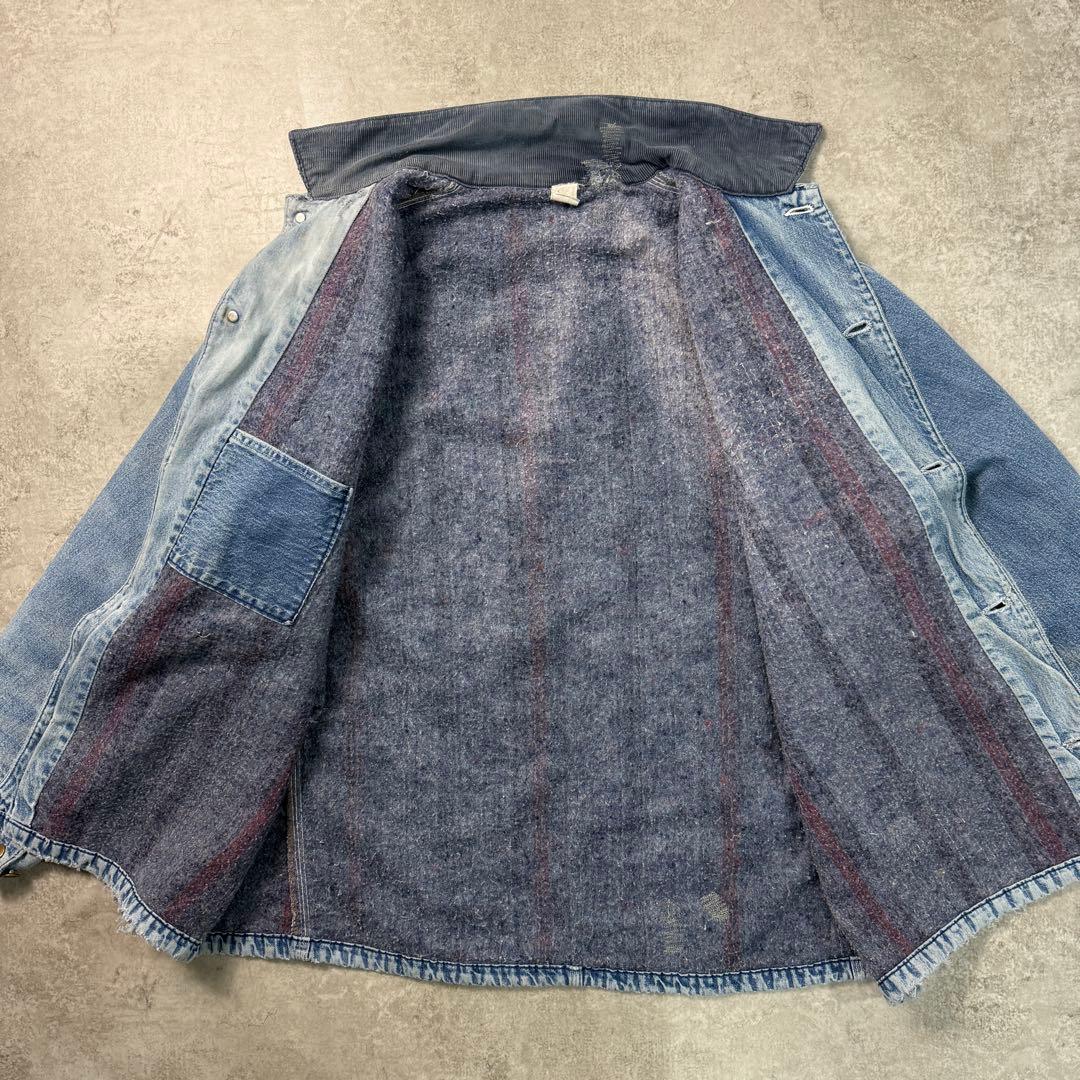 超希少60s■カーハート【L】チョアコート カバーオール デニム ヴィンテージ