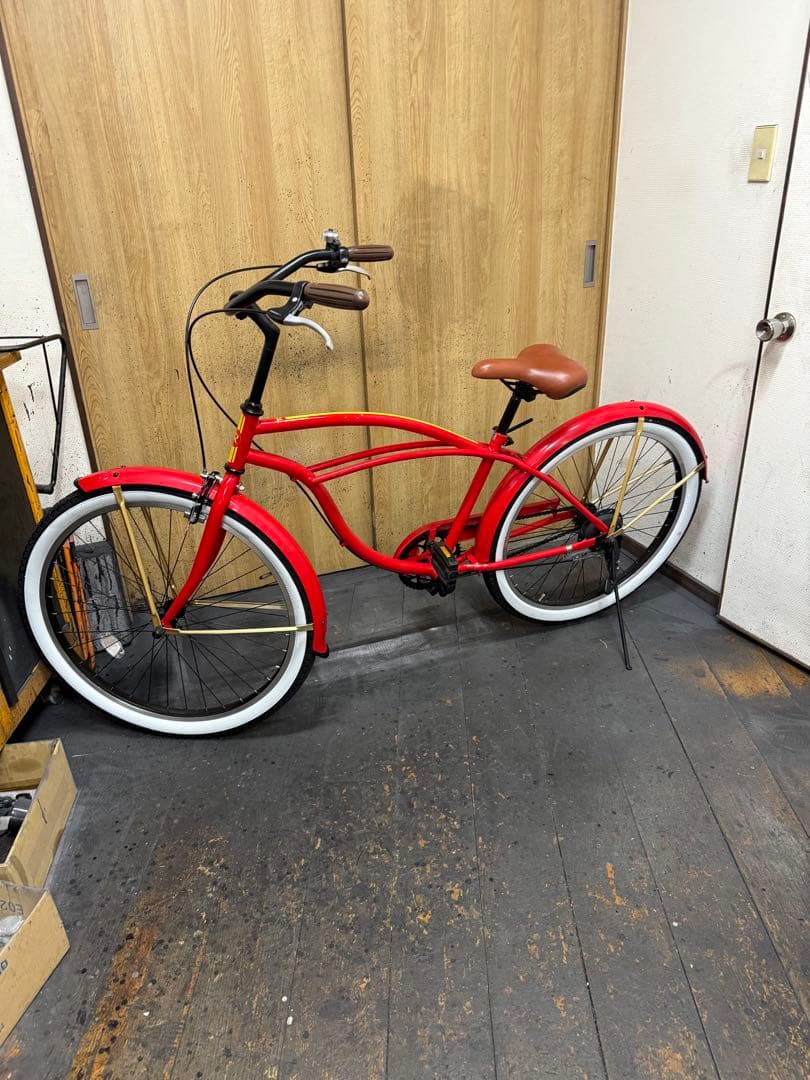 中古車　ビーチクルーザー ®️　26インチ　前後タイヤ新品　美品