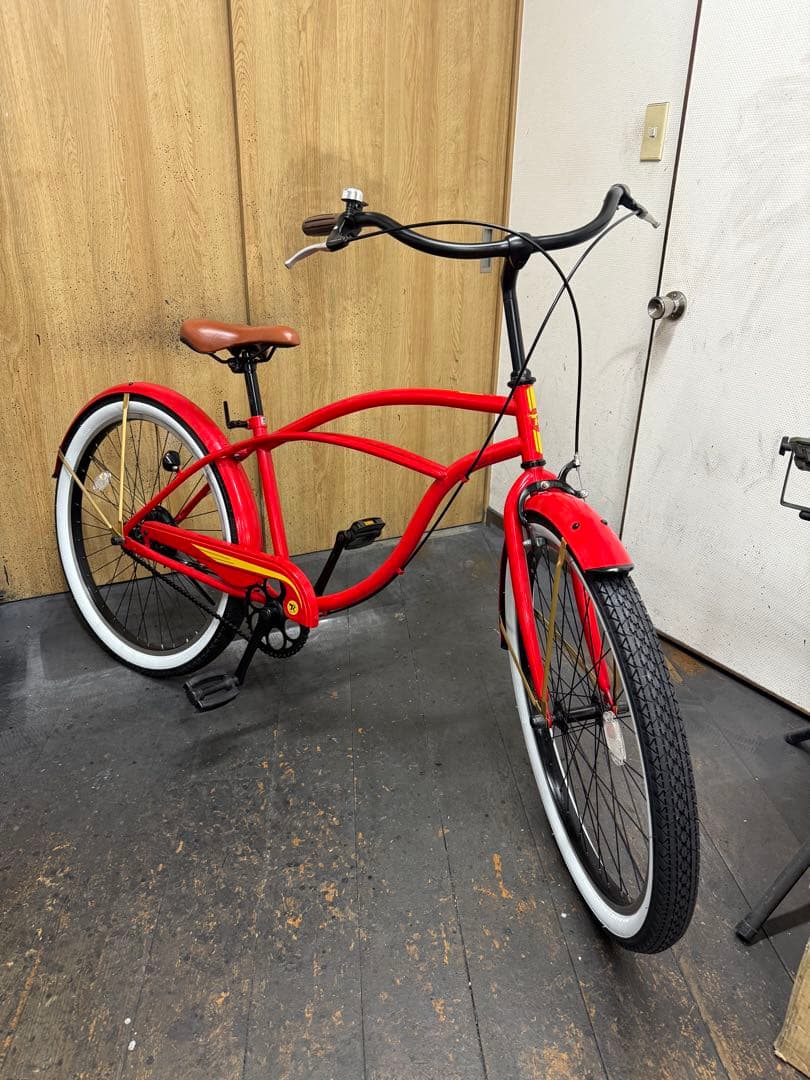 中古車　ビーチクルーザー ®️　26インチ　前後タイヤ新品　美品