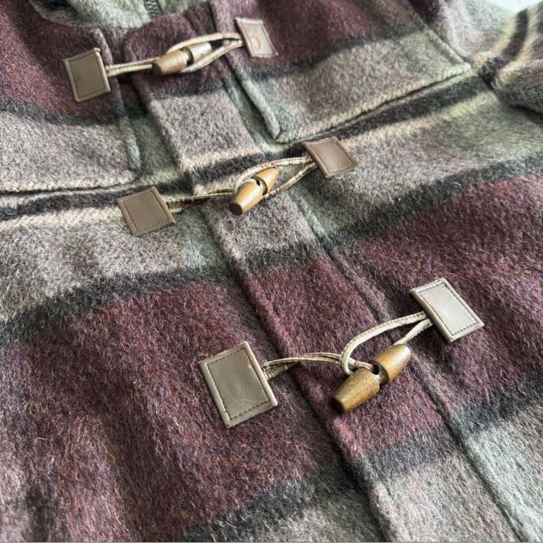 ☆ Herno チェック柄 シャギーニット 中綿 ジャケット 48 アウター