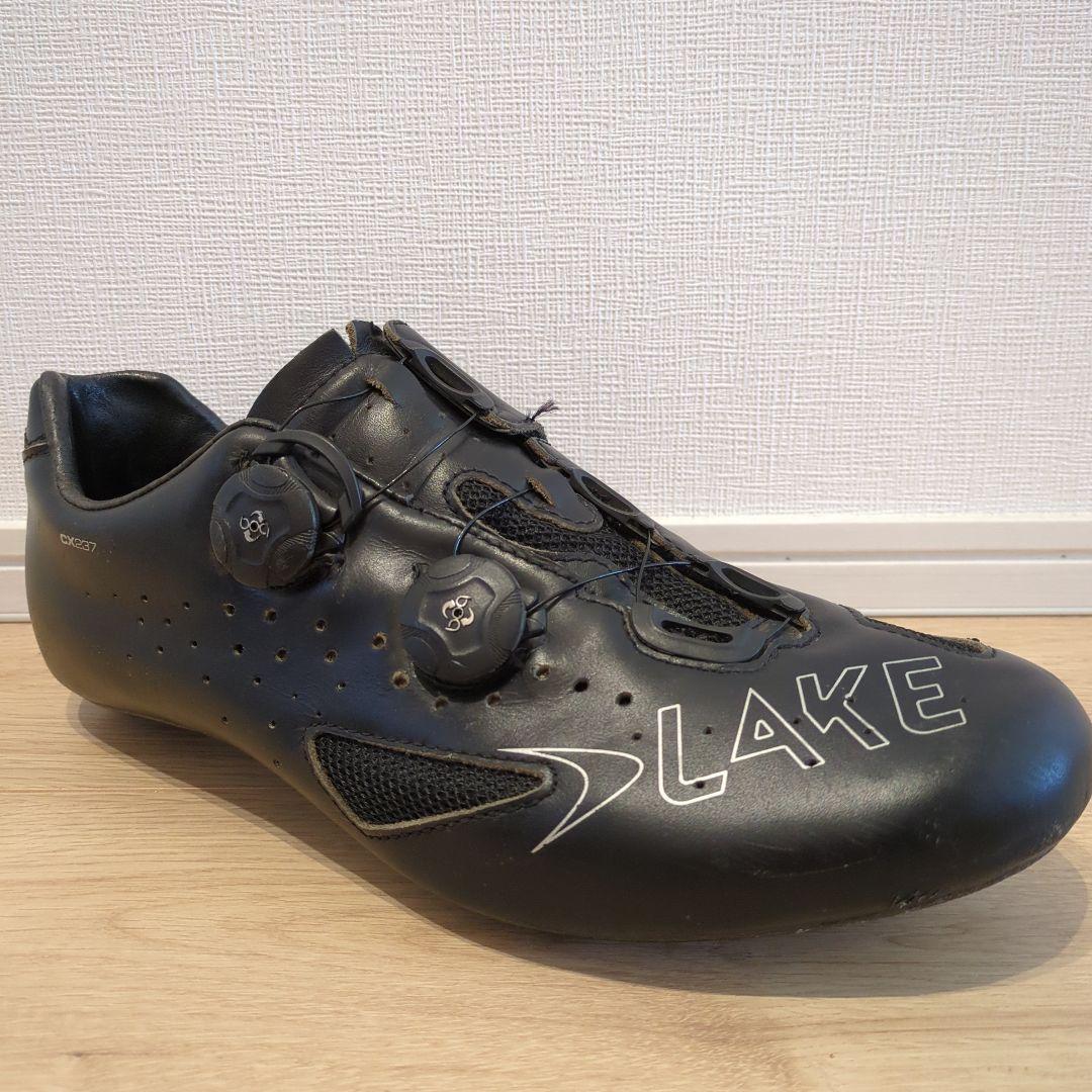 LAKE CX237 44.5 Wide (28.5cm) ブラック シューズ