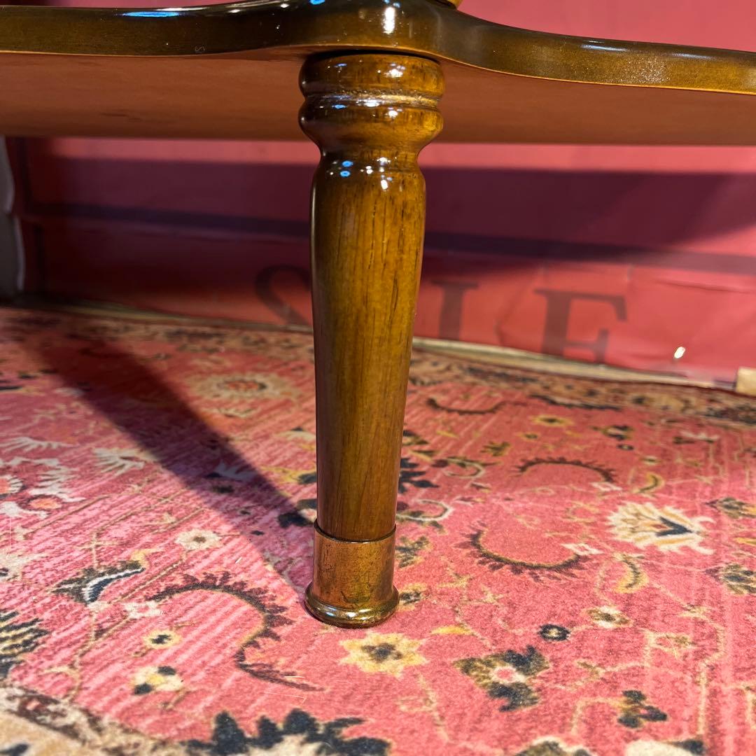 りおりおアンティークPT ハーフラウンドアクセントコンソールキャビネット