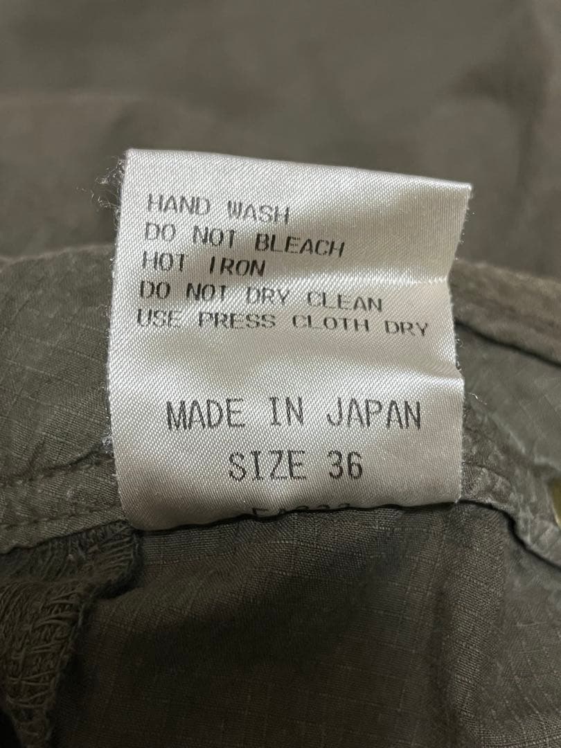 00s　シェアースピリット　A-9ガスマスクカーゴパンツ　/36　カーキ　y2k