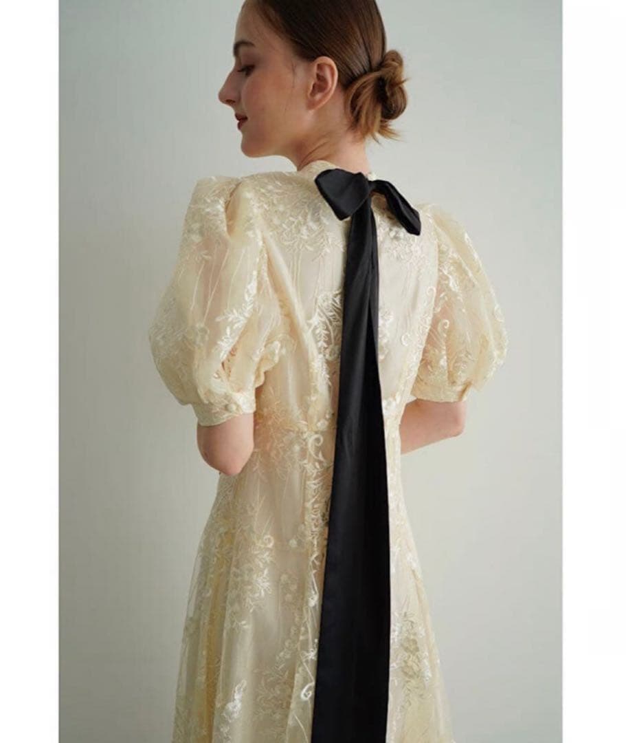 スーツ・フォーマル・ドレス Acka. lace flare dress size1