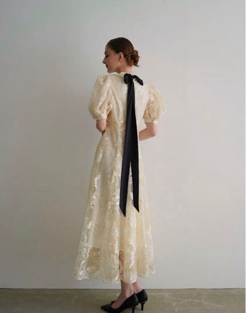 スーツ・フォーマル・ドレス Acka. lace flare dress size1