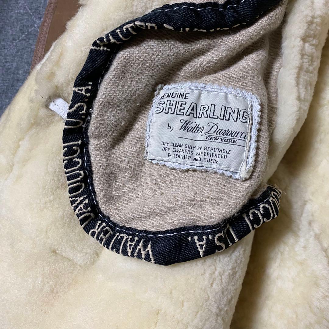 【90s】DAVOUCCI フード付き ムートン B-3