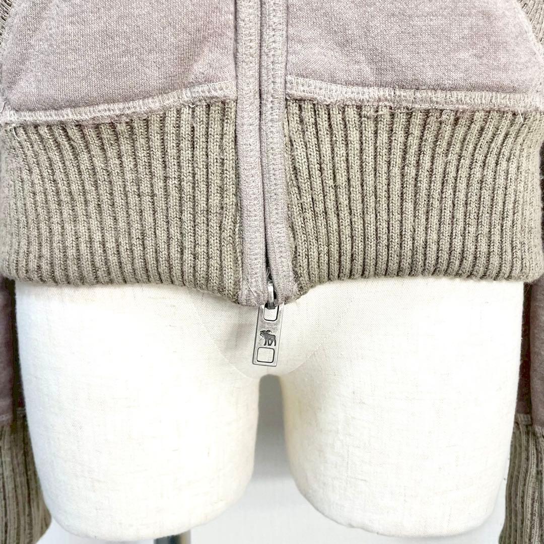 y2k❤️ 00s Abercrombie & Fitch ファー ジップパーカー