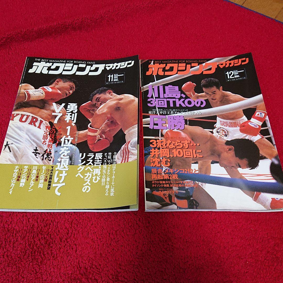 ボクシングマガジン 1995年1月、3月～12月セット