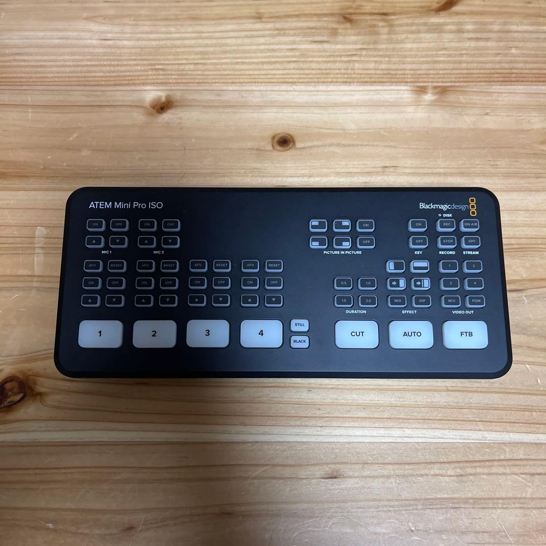 Blackmagic ATEM Mini Pro ISO 配信スイッチャー｜美品