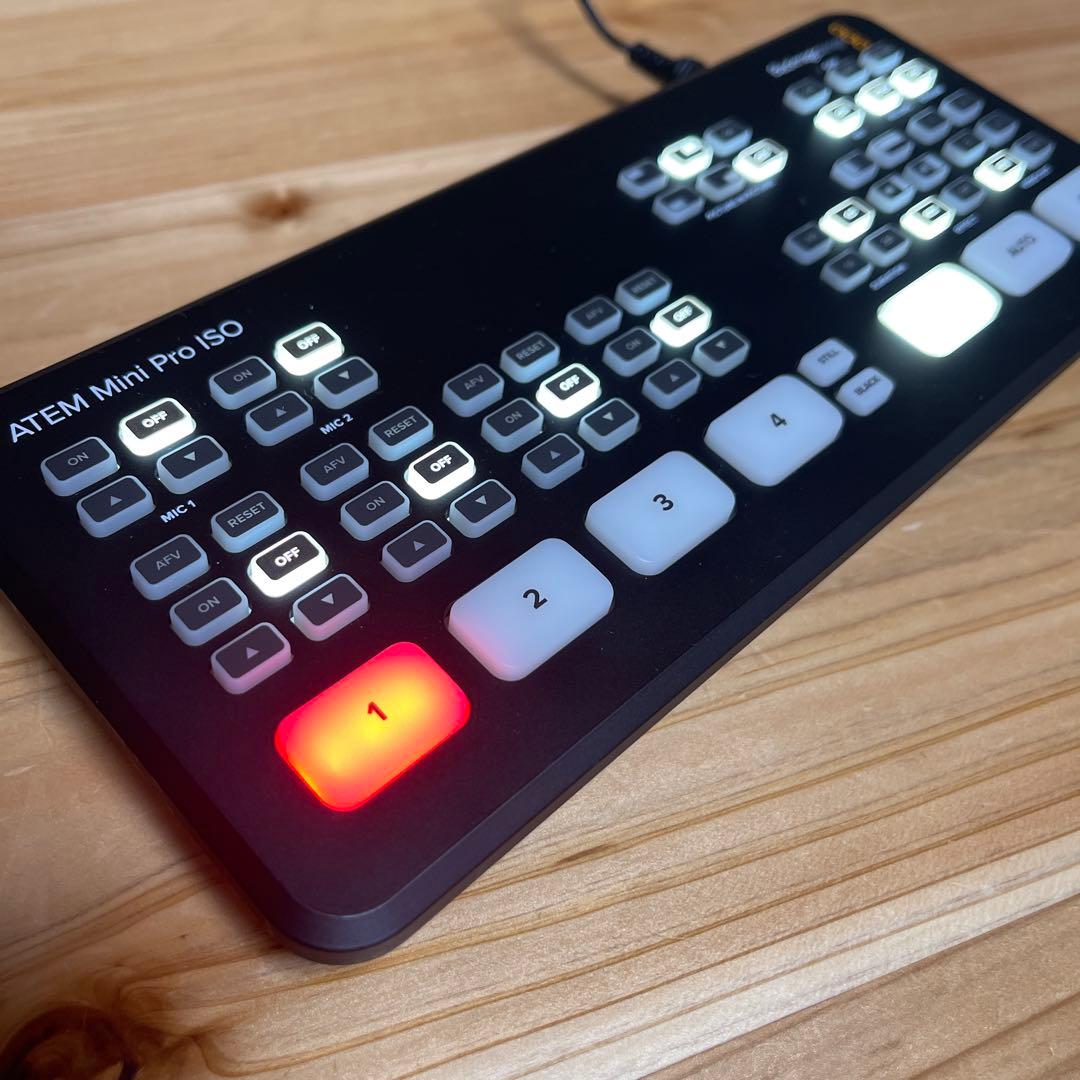 Blackmagic ATEM Mini Pro ISO 配信スイッチャー｜美品