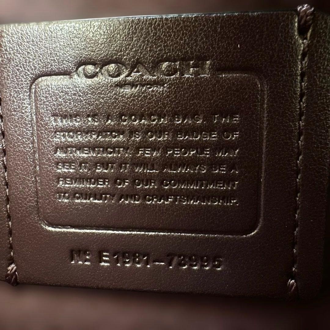 COACH ショルダー黒￼