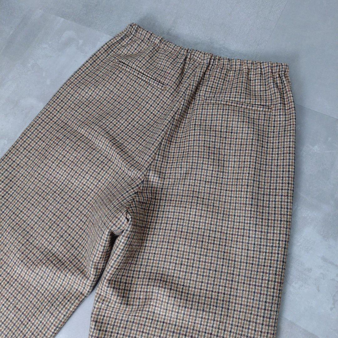 Drawer　WINTER2 ウールチェックドロストパンツ