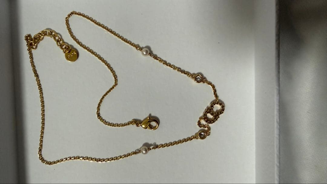 Dior エレガント ネックレス ゴールド