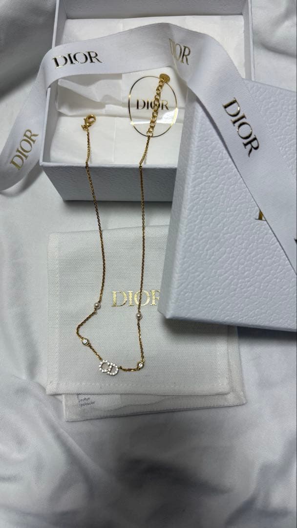 Dior エレガント ネックレス ゴールド