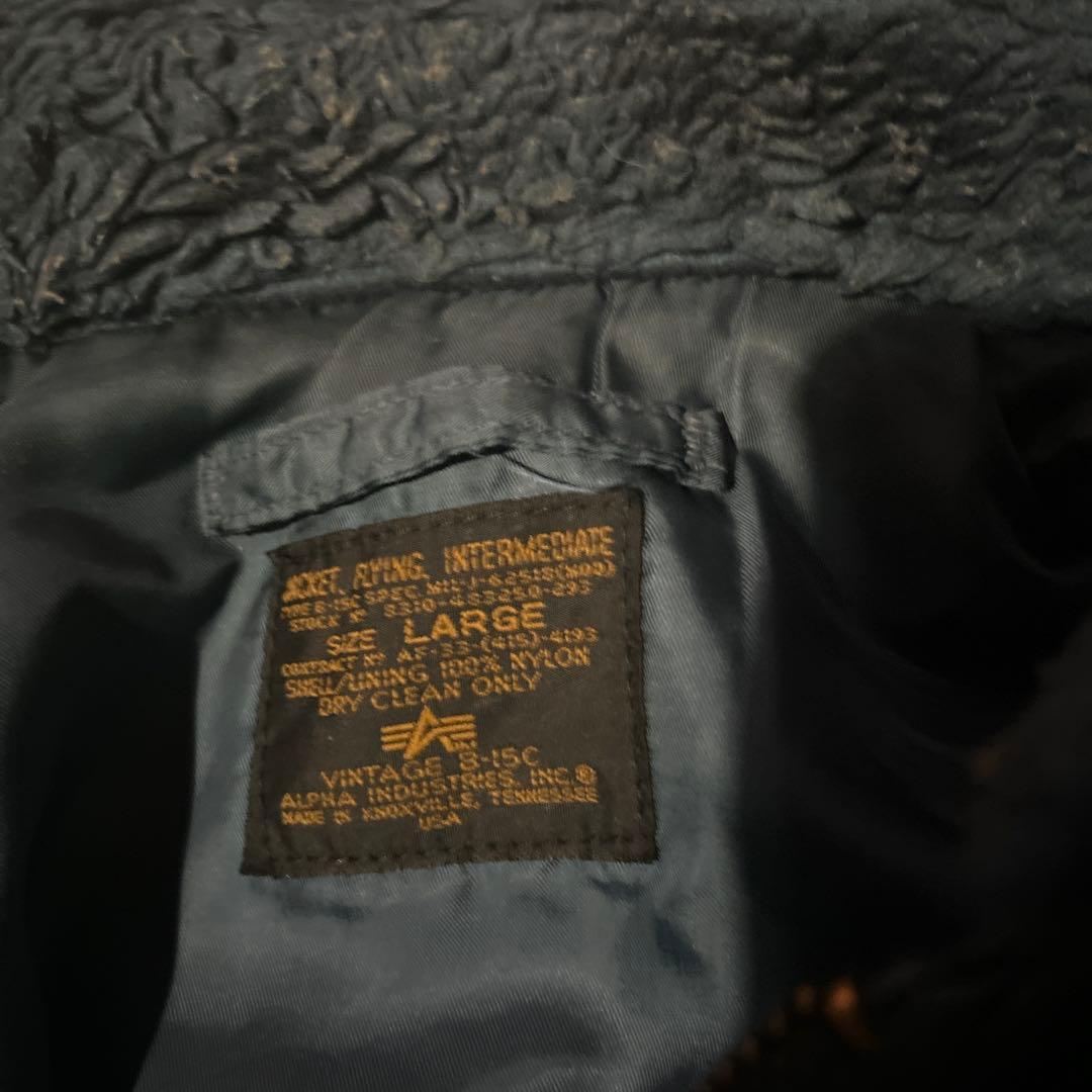 り*ゅ様 Alpha Industries B15フライトジャケット Lサイズ