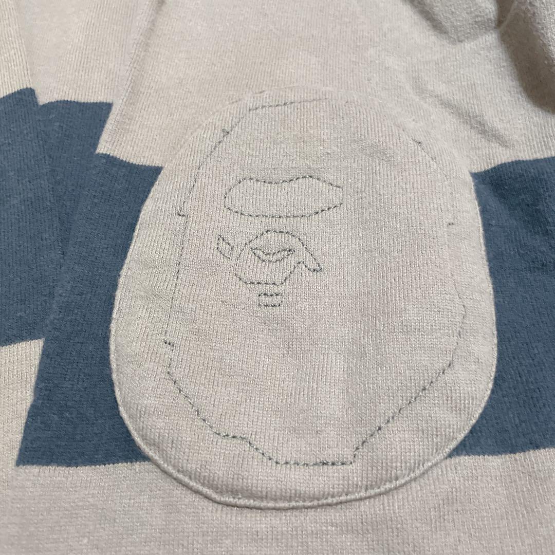 8月24日までA BATHING APE ラガーシャツ ボーダー キムタク
