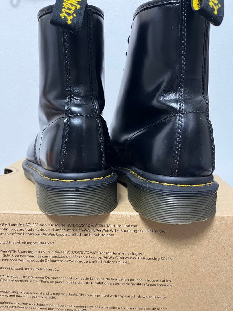 ドクターマーチン 8ホール　黒　27.0