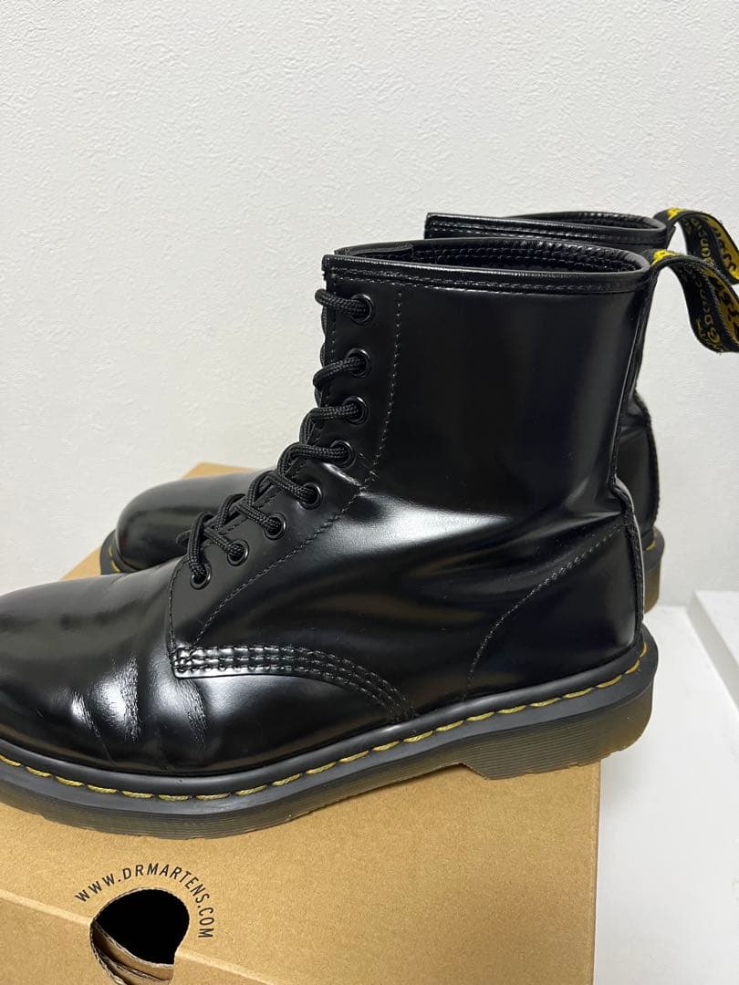 ドクターマーチン 8ホール　黒　27.0