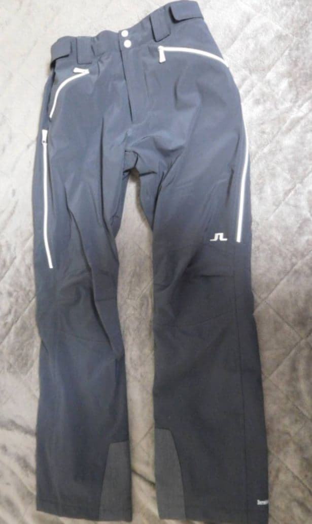 Jリンドバーグ　黒ネイビー フード付き スキーウェア上下　Lサイズ