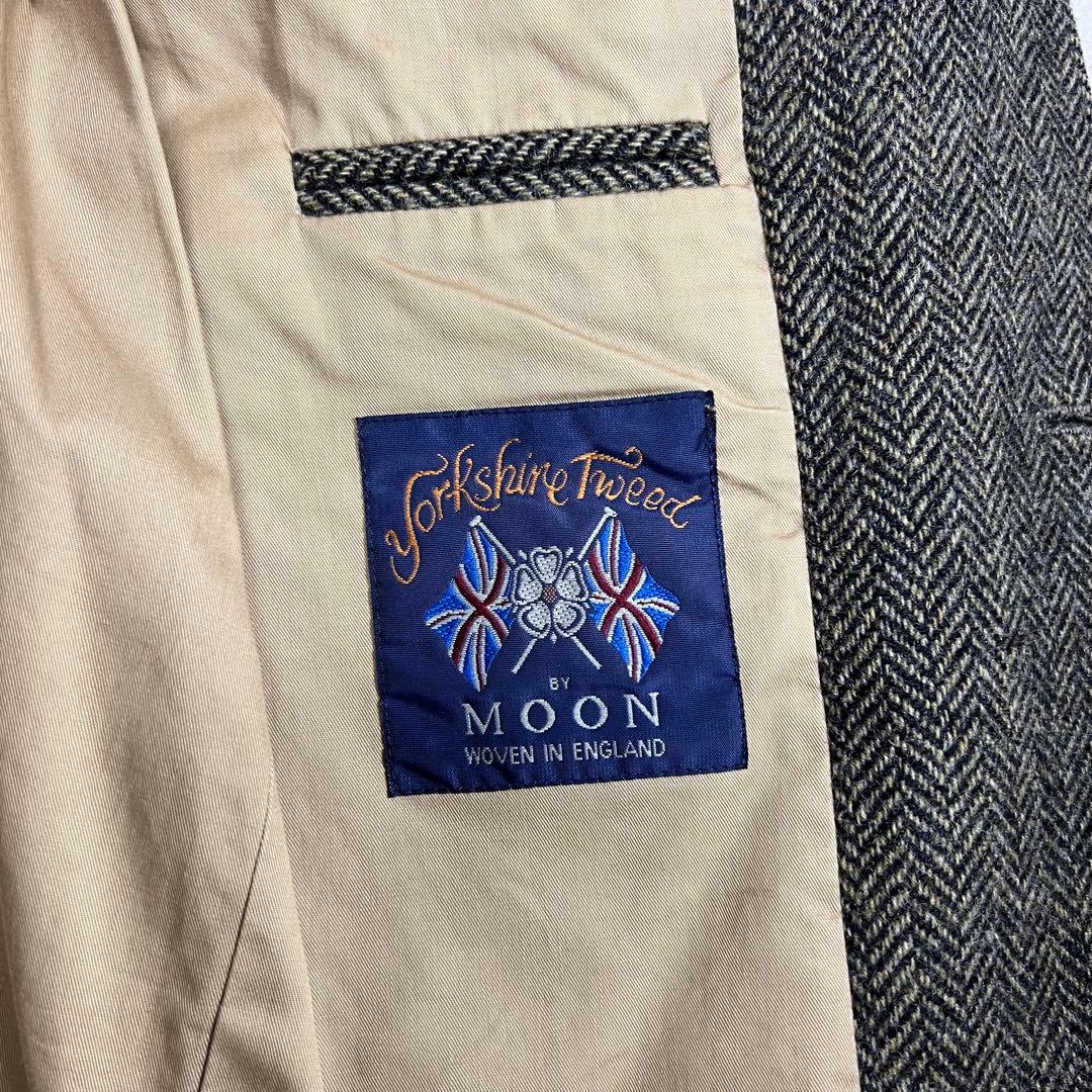 【MOON生地】 J.CREW テーラードジャケット ツイード ヘリンボーン