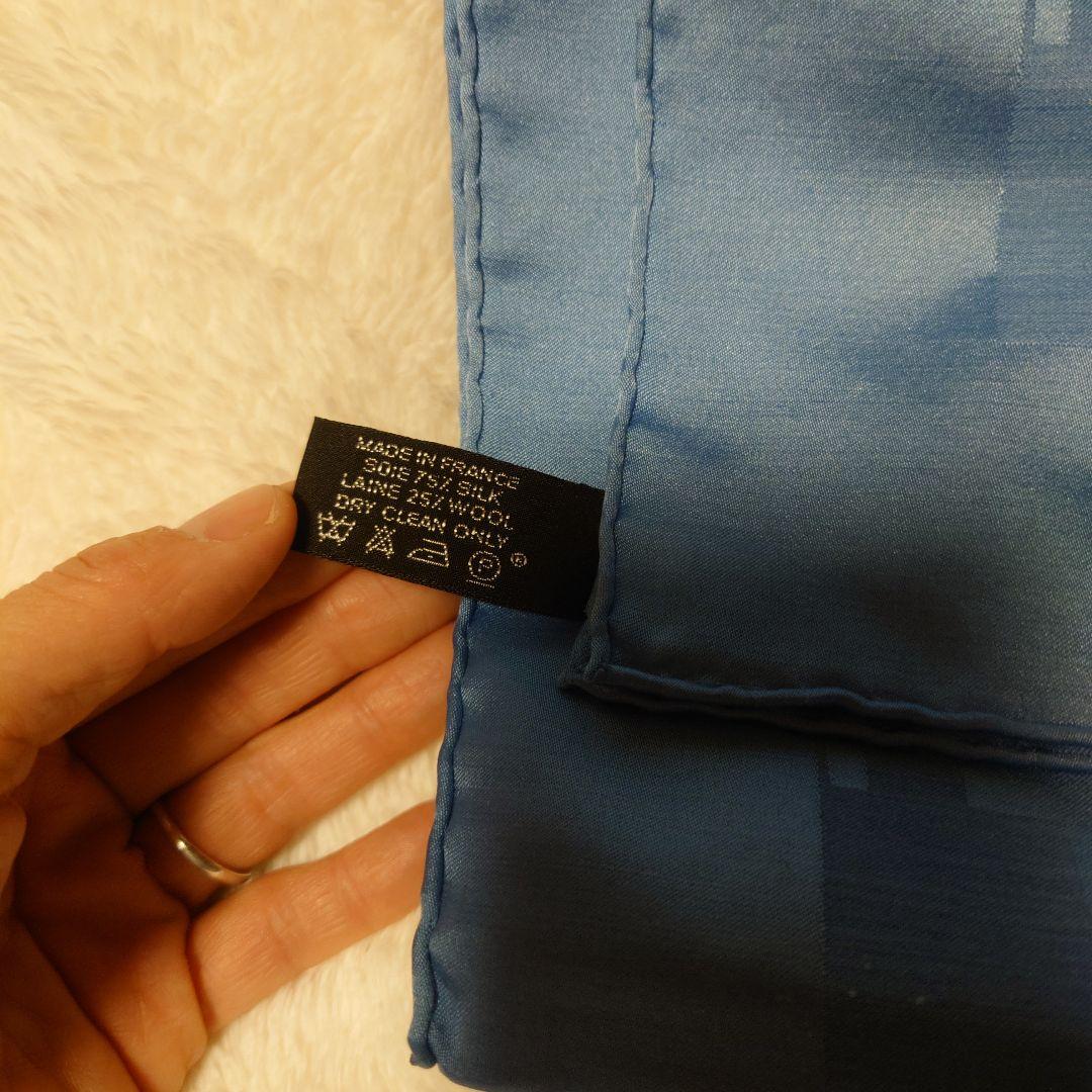 未使用級　エルメス　カレ　Hロゴ　ショール　ストール