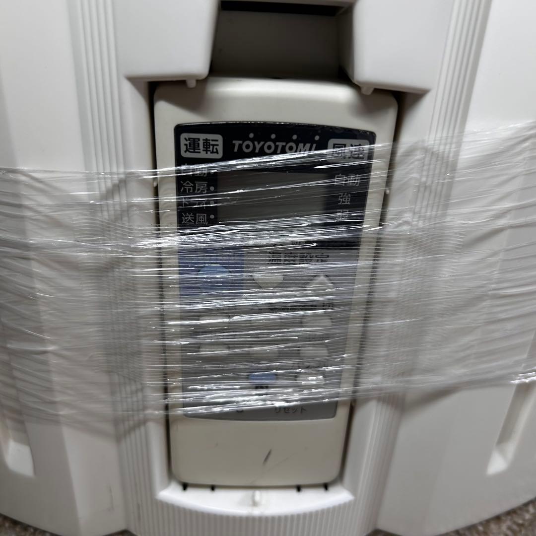 動作確認済！トヨトミ 窓用ルームエアコン 冷房専用リモコン・枠有