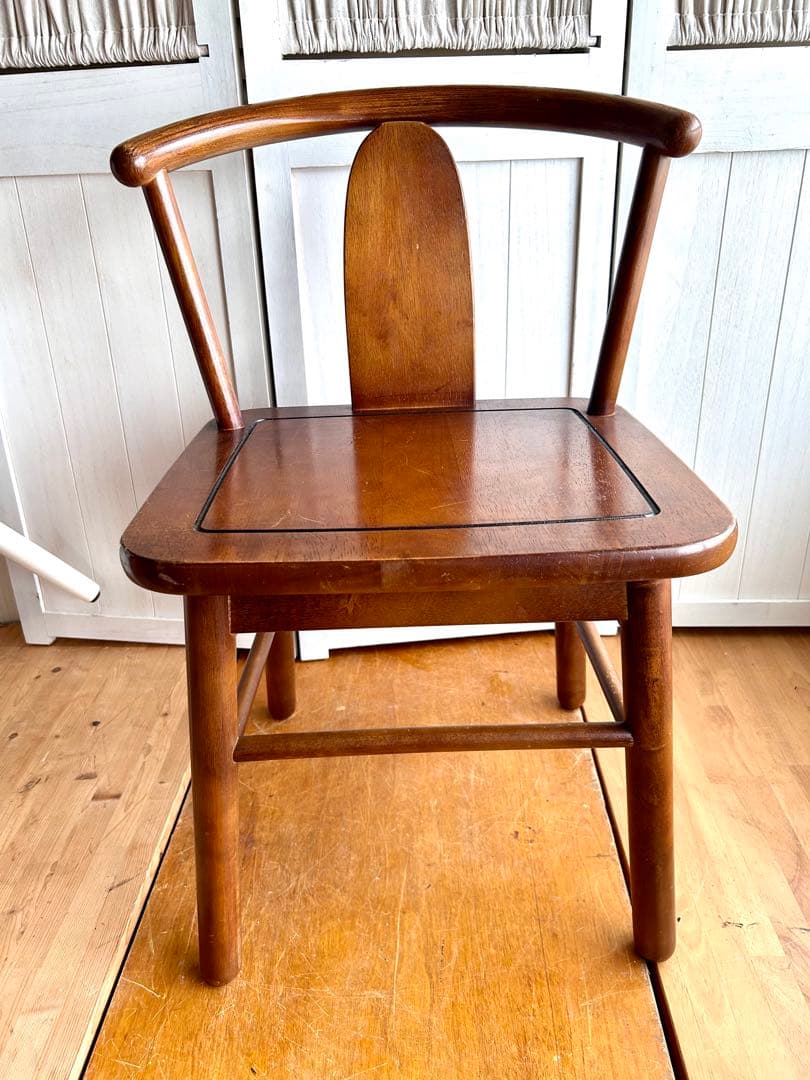 カリモク　アンティーク　チェア　椅子　ダイニングチェア