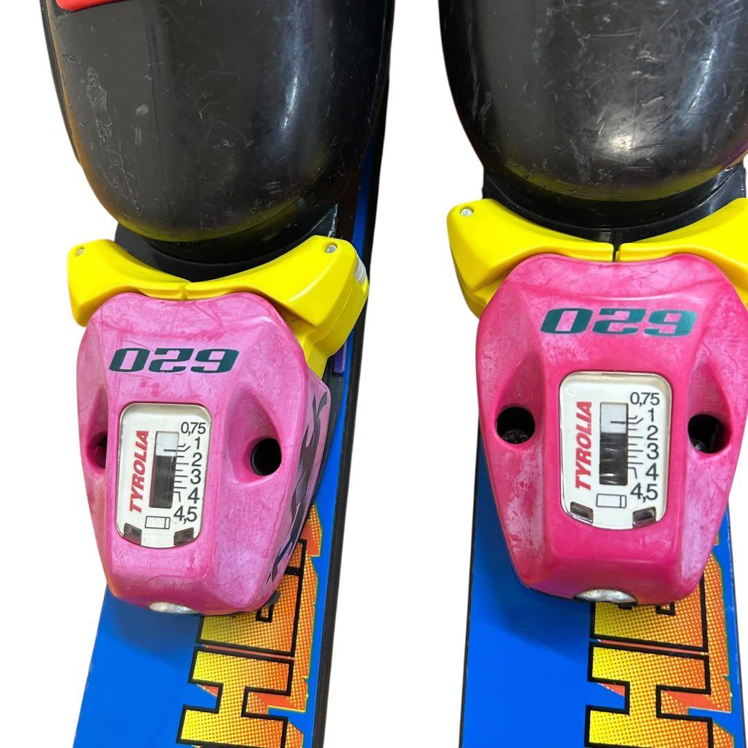 ⑤erbacher スキー板 ブーツストックジュニア3点セット青色 ⭐︎100cm