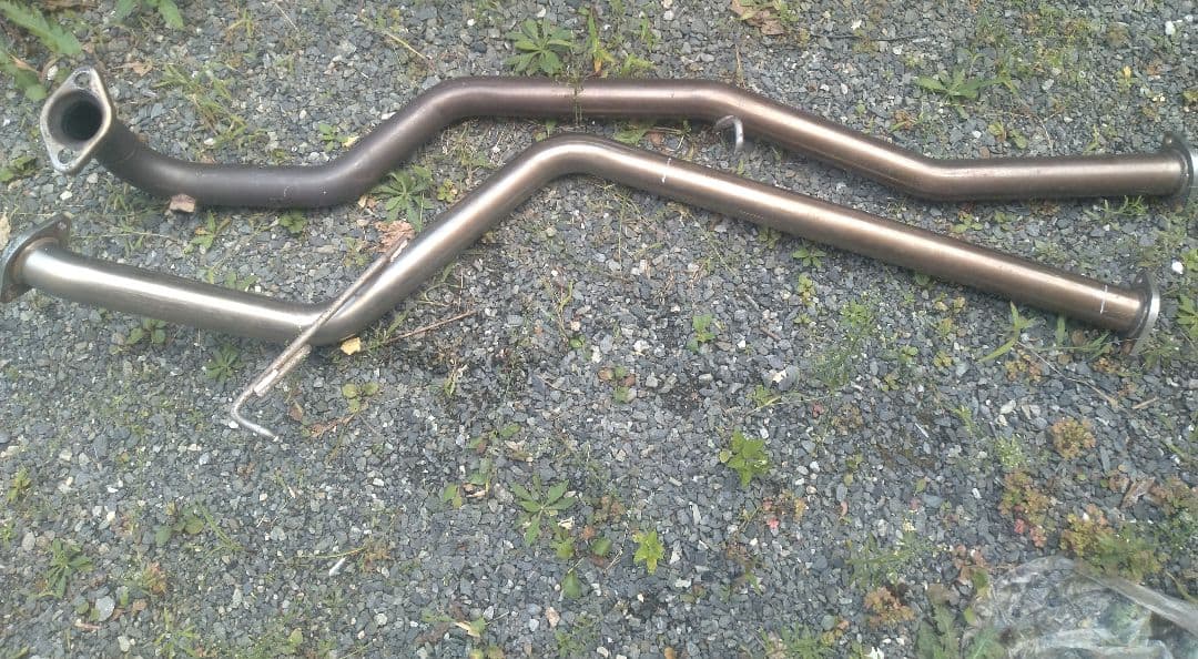 k　エッセ　フロントパイプ　中間ストレートパイプ　ミラ　ムーヴ　l235