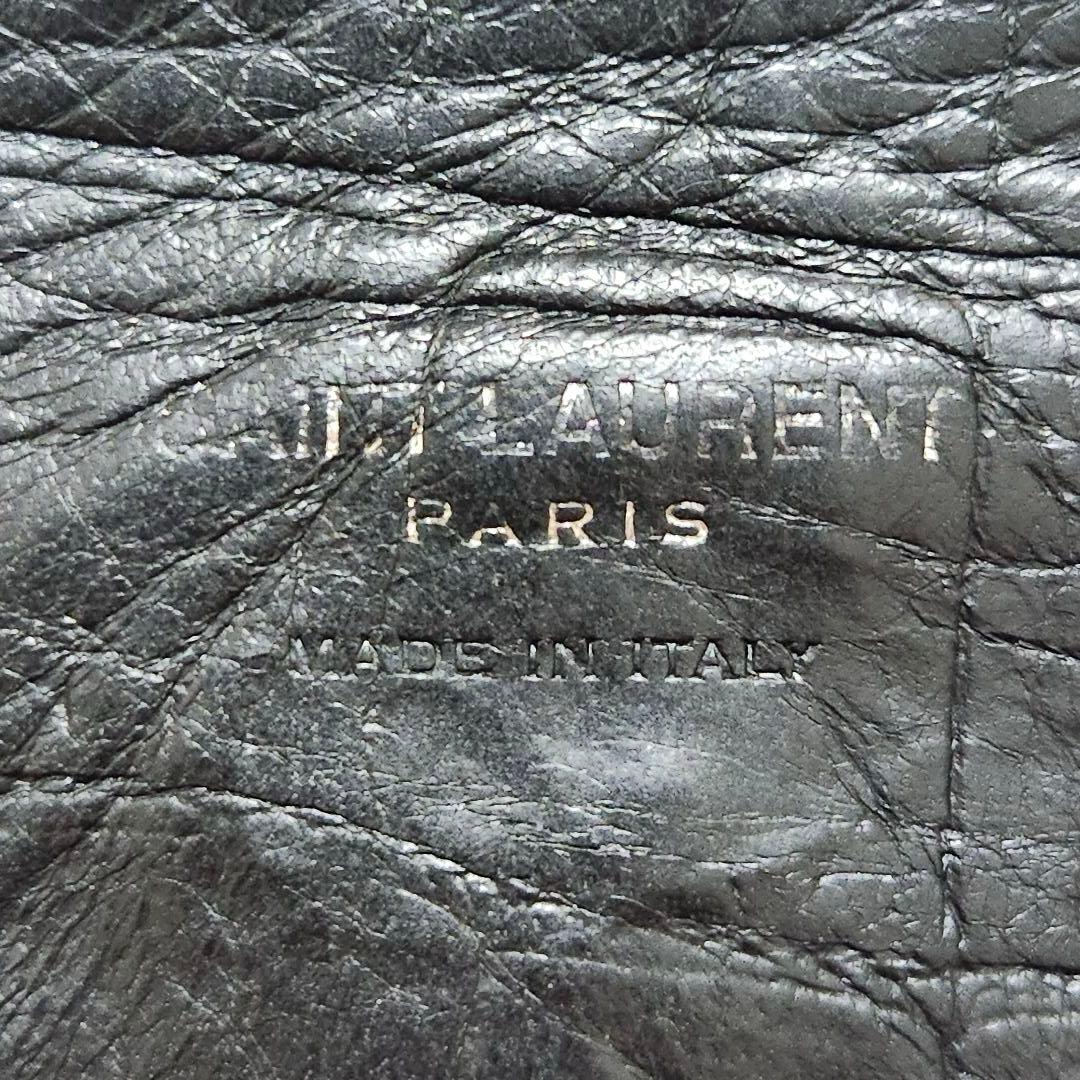 ✨希少　付属品完備✨サンローラン　長財布　チェーンウォレット　クロコ　カサンドラ