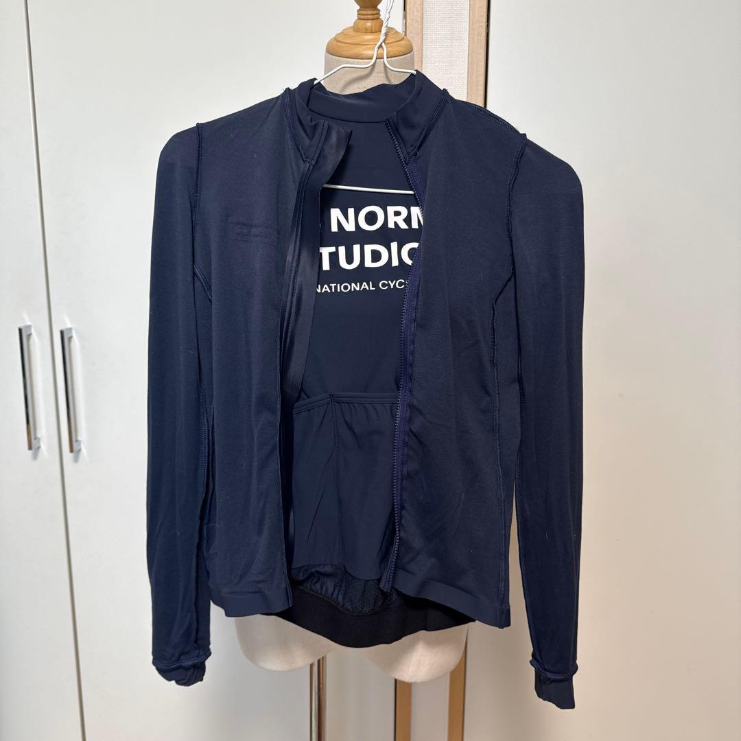 PAS NORMAL STUDIOS レディース サイクルジャージ 紺XS
