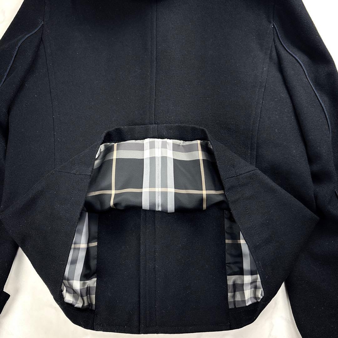 田中 野夫 バーバリーロンドン ブルーレーベル ダッフルコート ショート