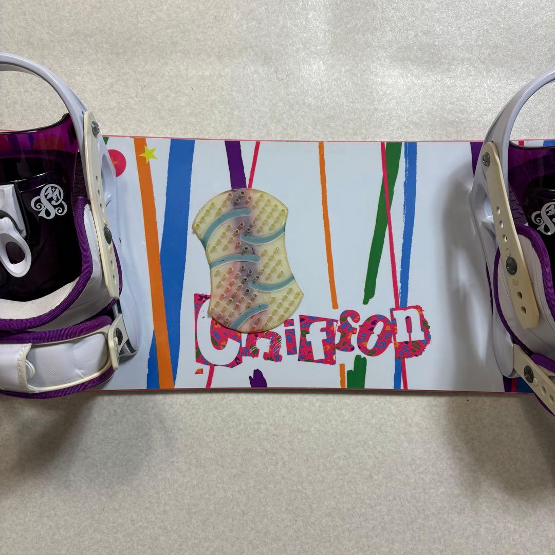 swivel chiffon スノーボード 142cm ビンディング レディース