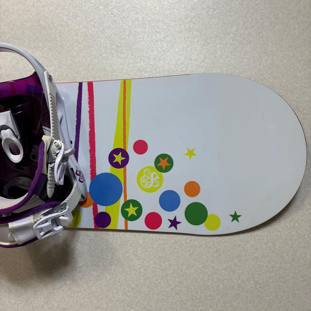 swivel chiffon スノーボード 142cm ビンディング レディース