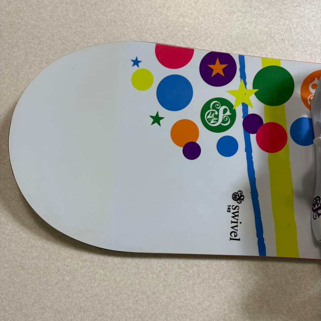 swivel chiffon スノーボード 142cm ビンディング レディース