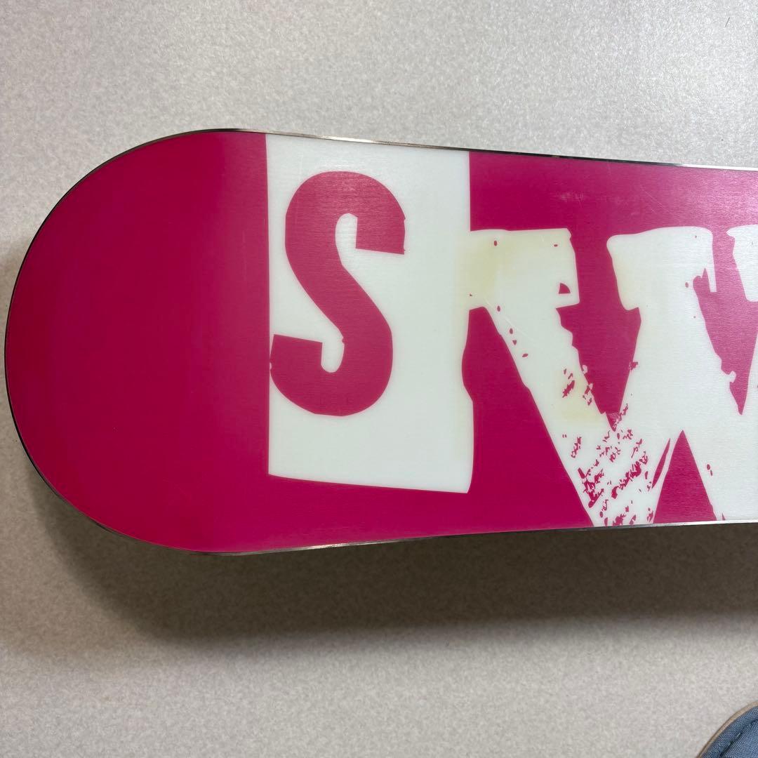 swivel chiffon スノーボード 142cm ビンディング レディース