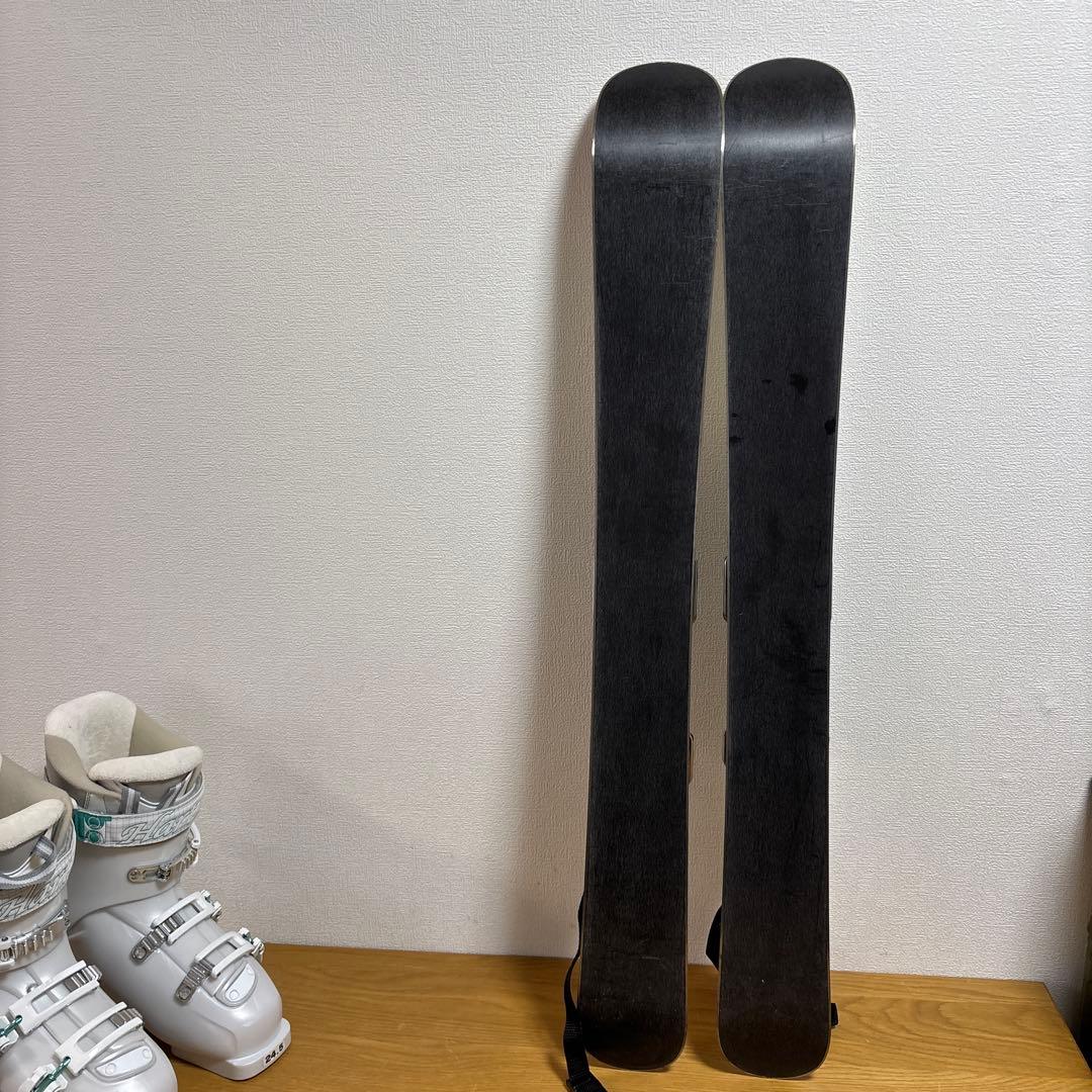 レディースショートスキーセット　ファンスキー　ROXY90cm24-24.5cm