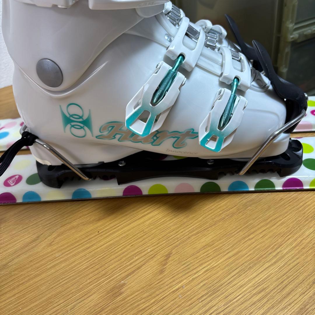 レディースショートスキーセット　ファンスキー　ROXY90cm24-24.5cm