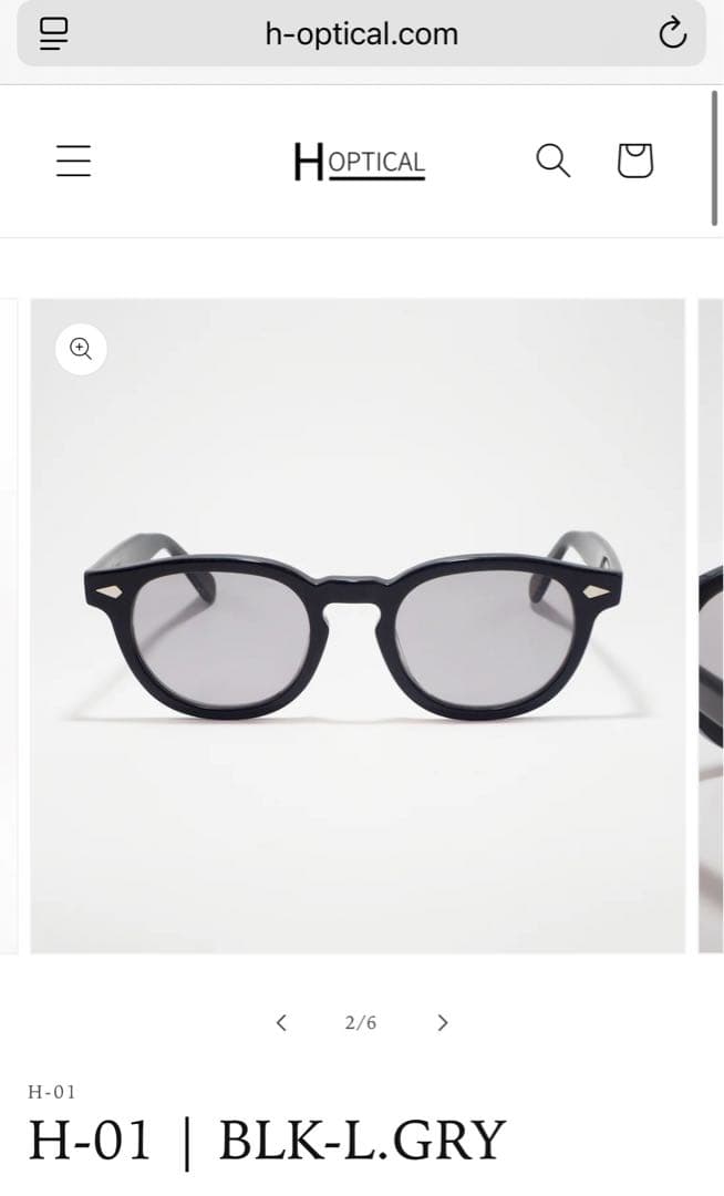 H- optical H-01 | BLK-L.GRY いろはさん専用